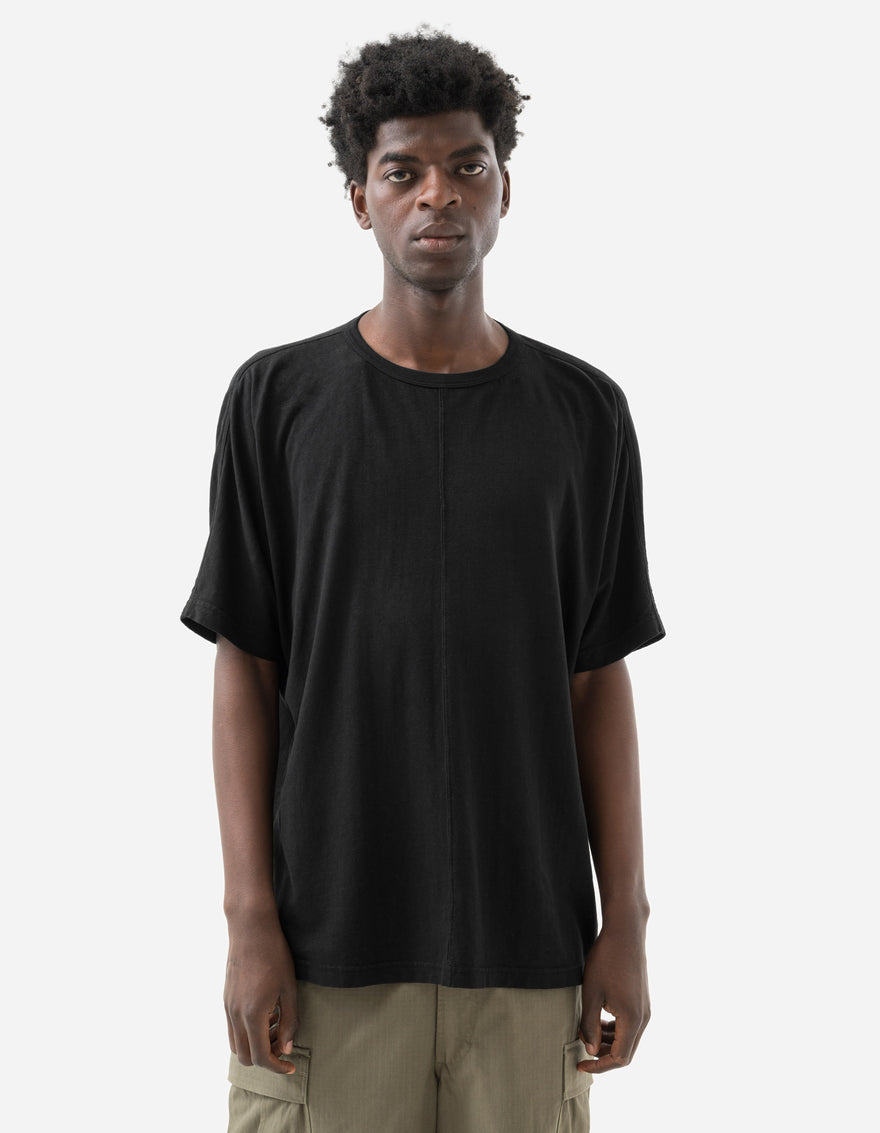 5234 Hemp Cross Oversized T-Shirt Black