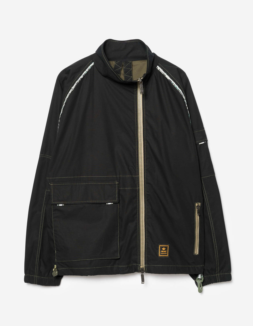 Palace Maharishi Asymmetric Track Jacket Black