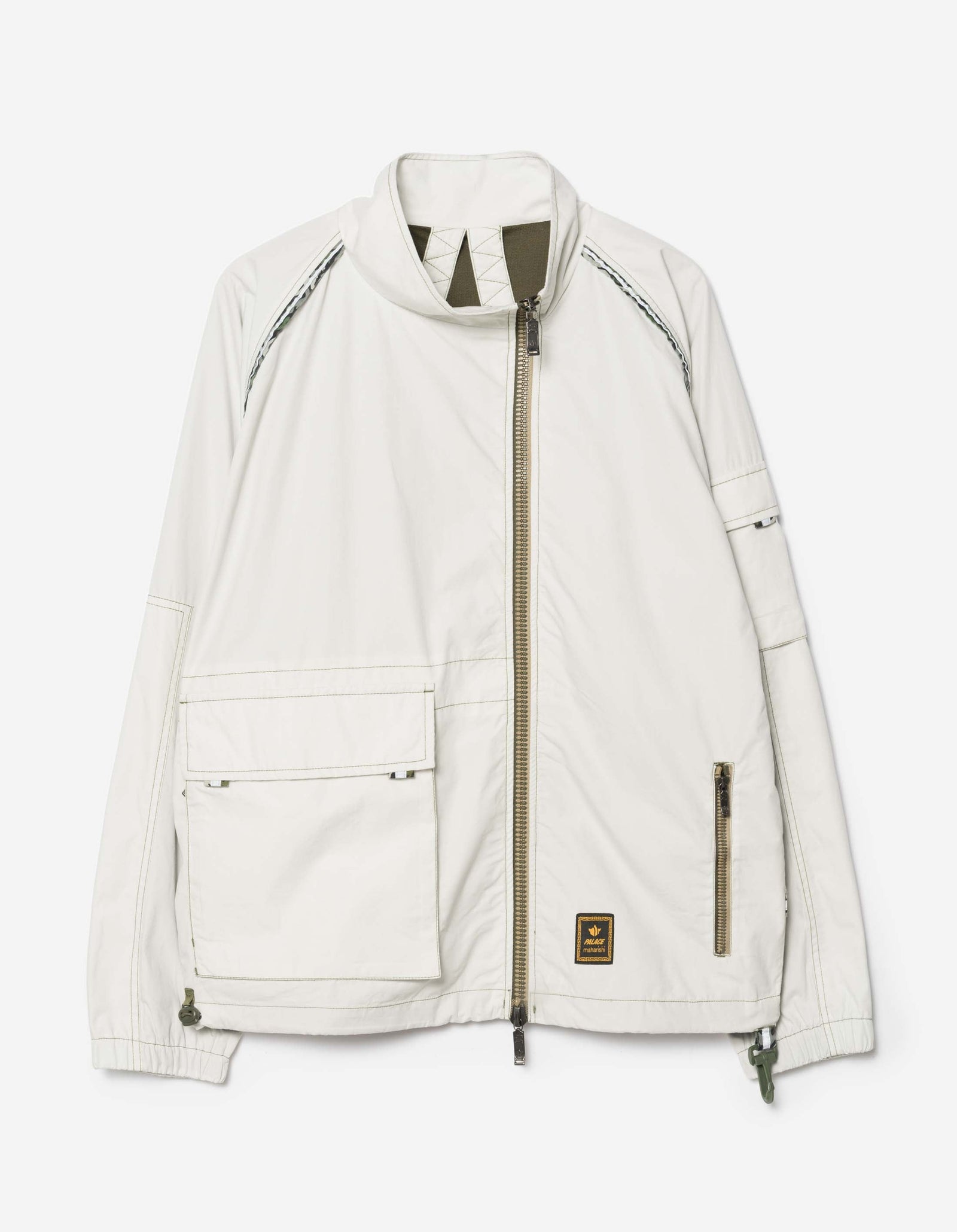 Palace Maharishi Asymetric Track Jacket Ice