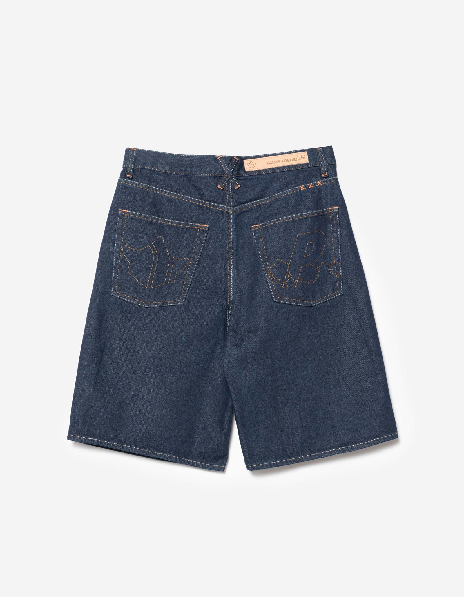 Palace Maharishi Baggy Denim Shorts Indigo