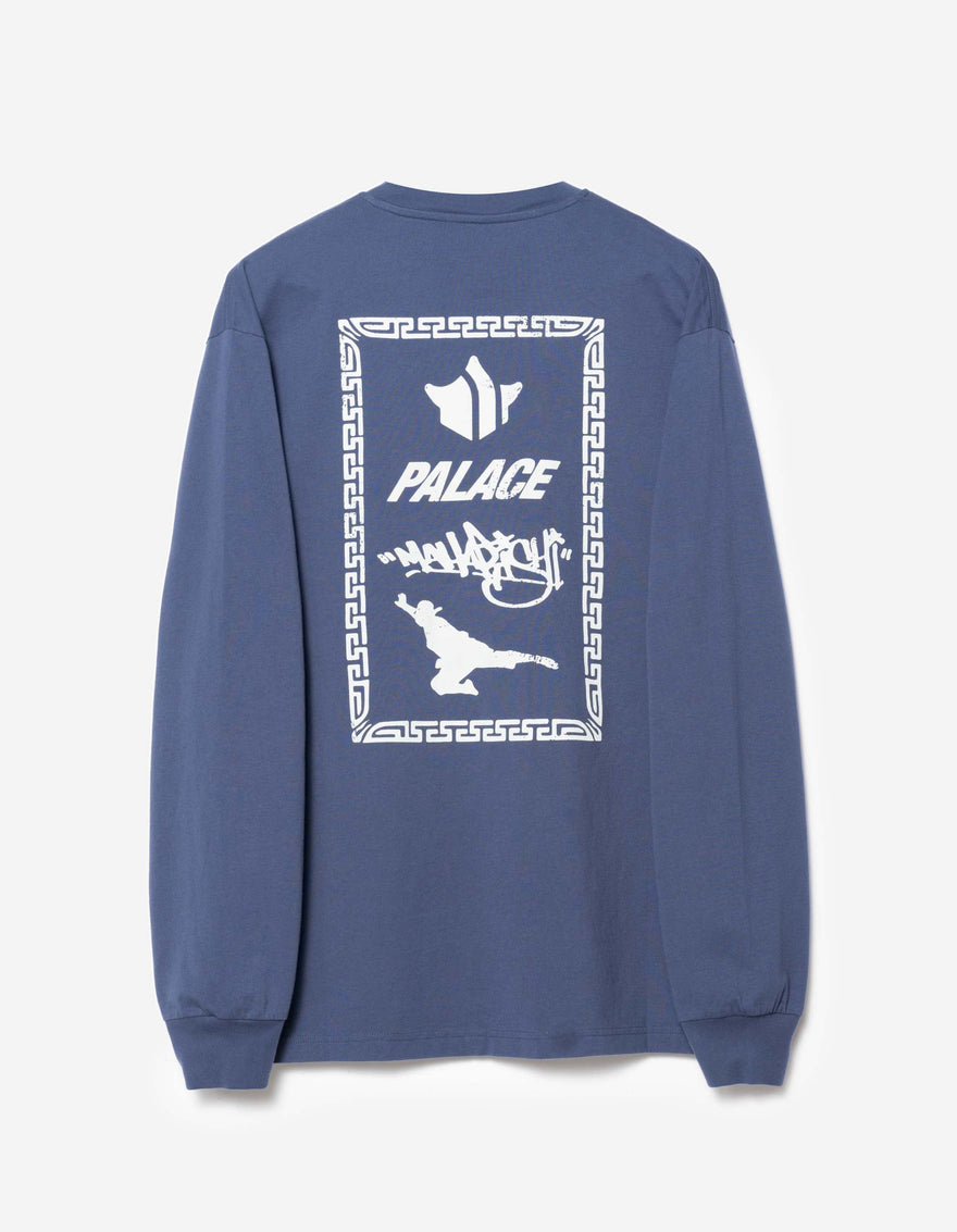 Palace Maharishi Shaolin Long Sleeve Blue