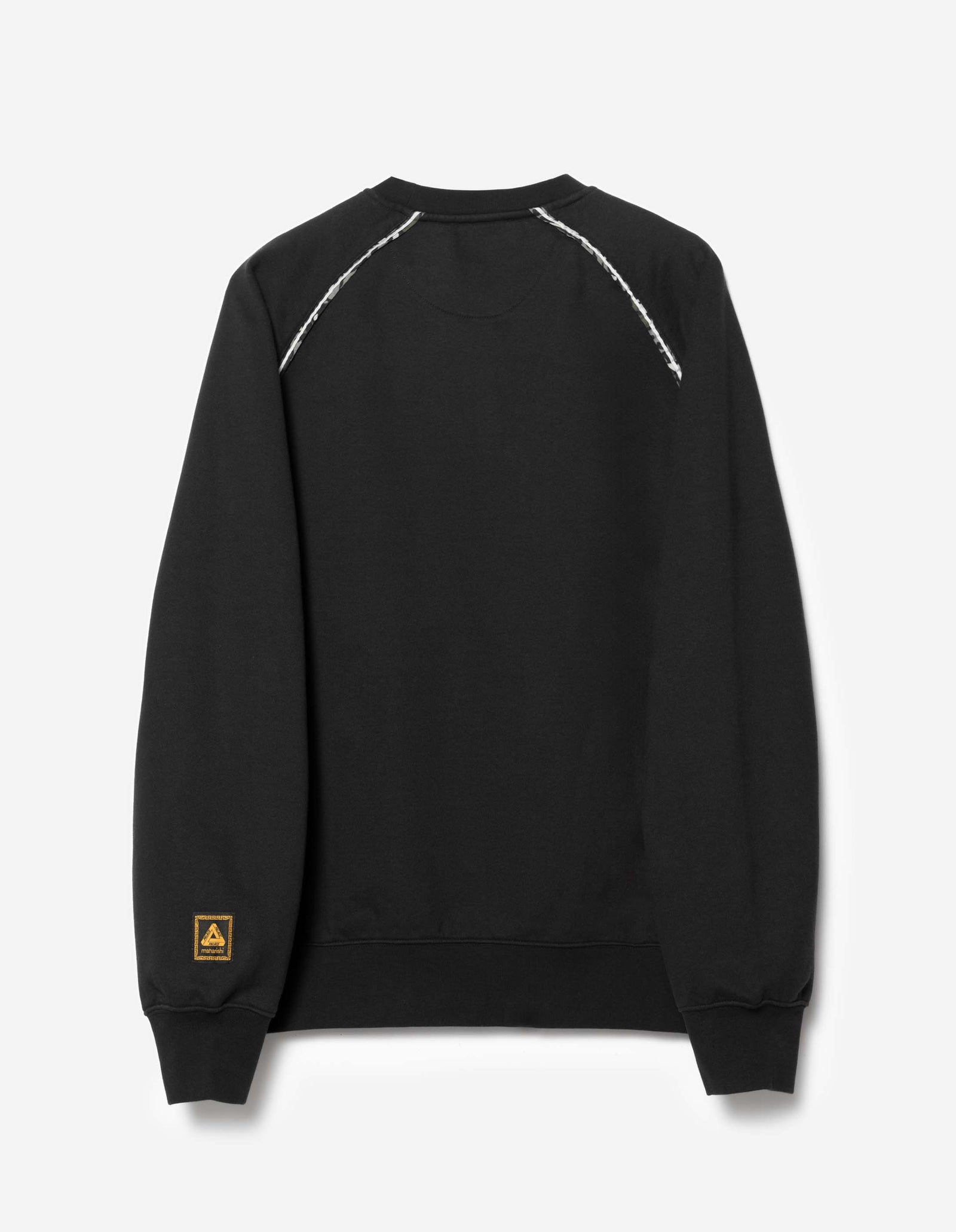 Palace Maharishi Temple Crew Black