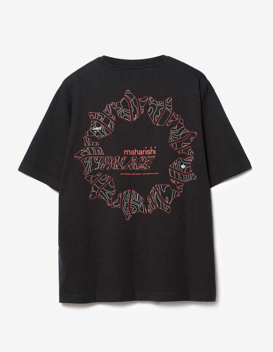 Palace Maharishi Temple Star T-Shirt Black