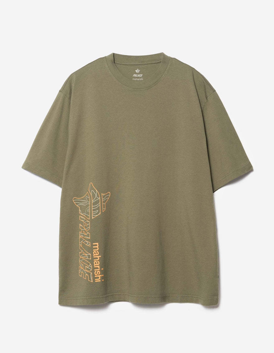 Palace Maharishi Temple Star T-Shirt Olive OG-107F