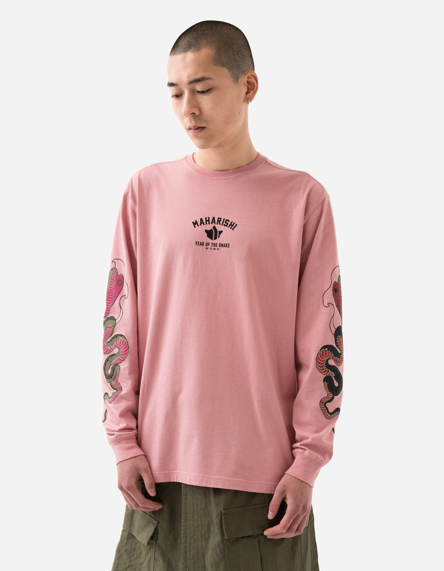 1452 Year of the Snake L/S T-Shirt Pink