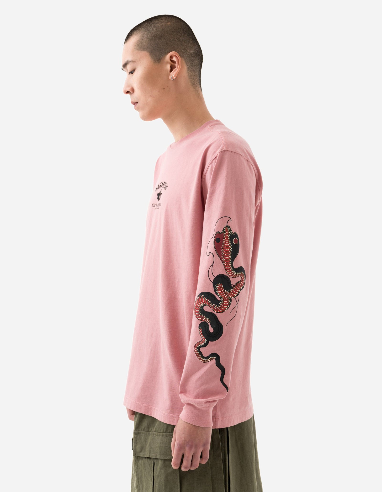 1452 Year of the Snake L/S T-Shirt Pink