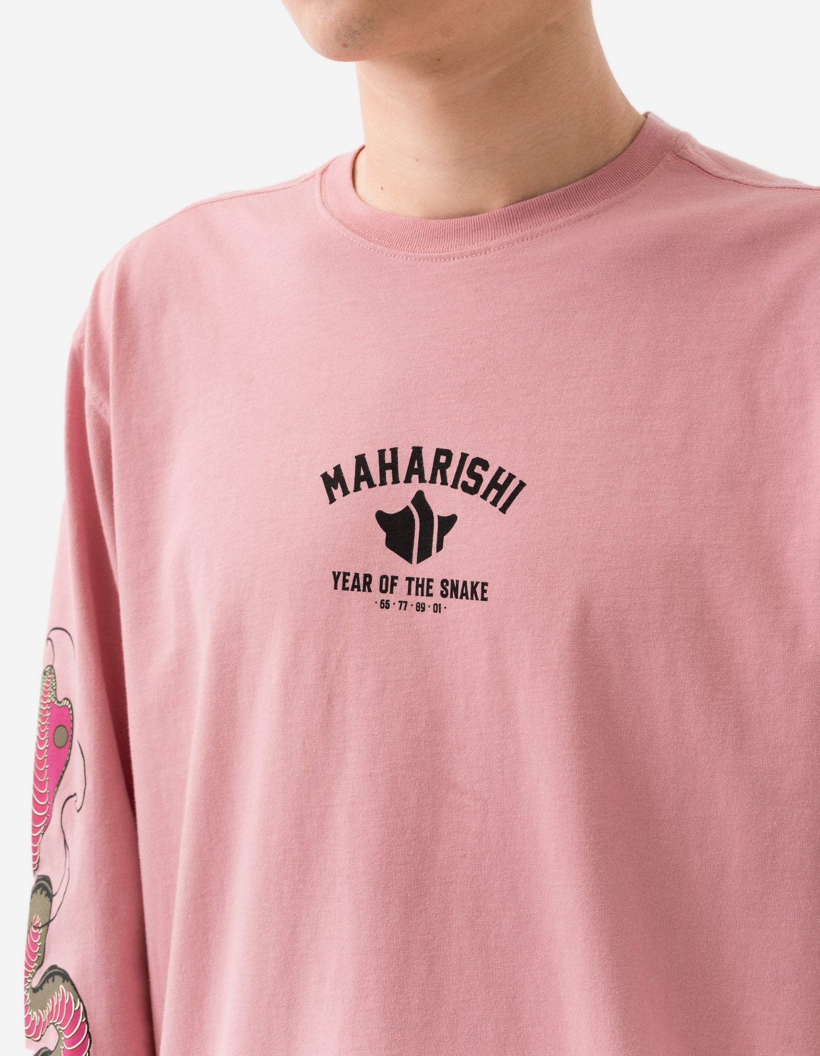 1452 Year of the Snake L/S T-Shirt Pink