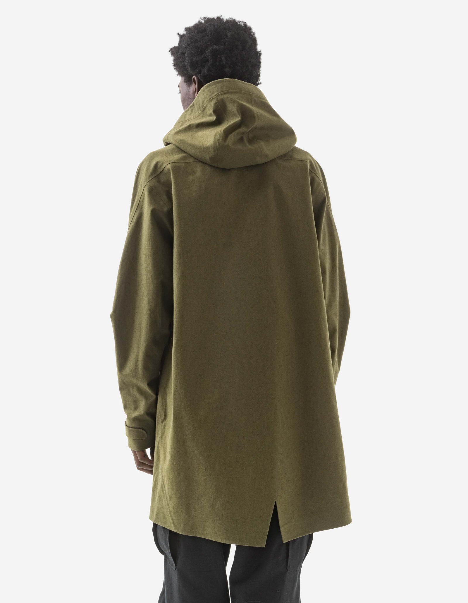 1450 Asym Mid Parka Olive