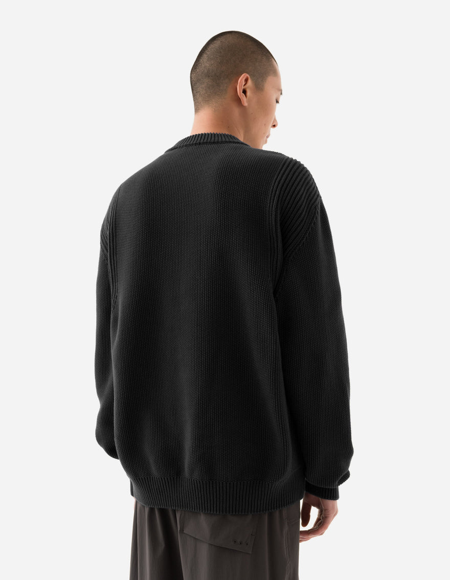 1462 Maharishi Knitted Crew Black