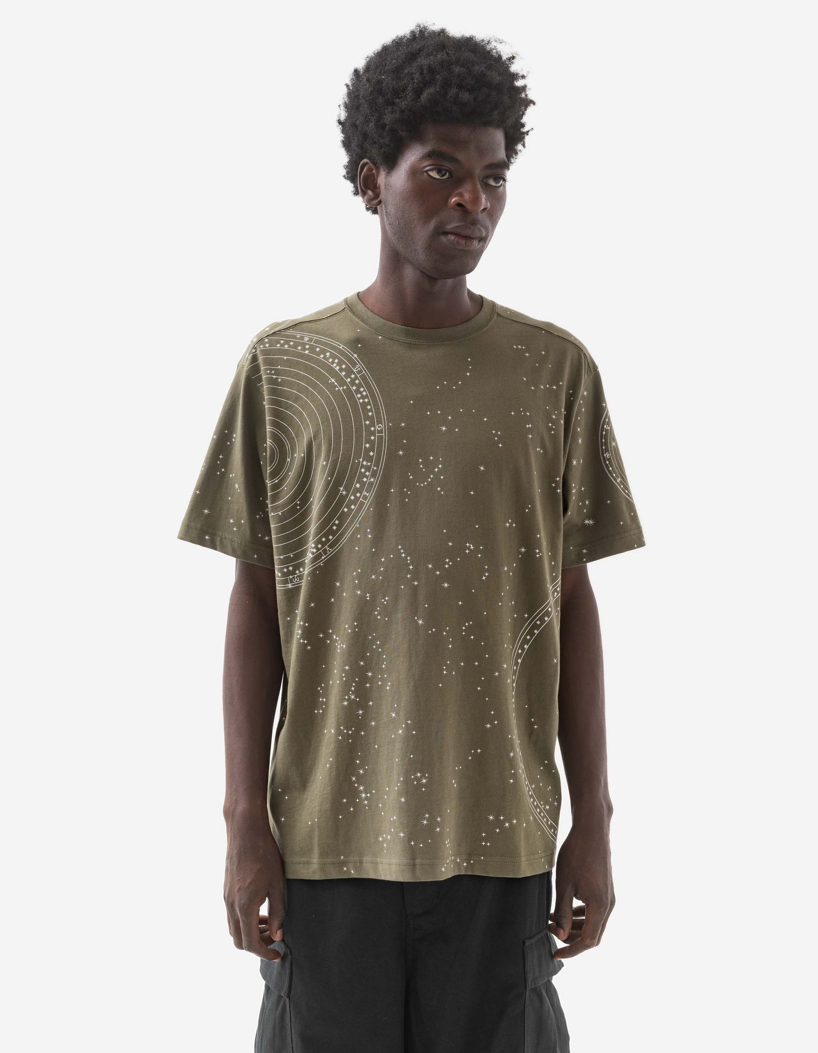 1528 Celeste Constellation T-Shirt Olive