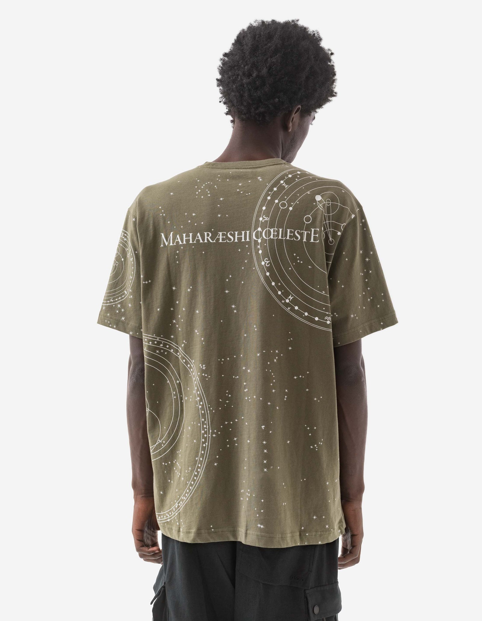 1528 Celeste Constellation T-Shirt Olive