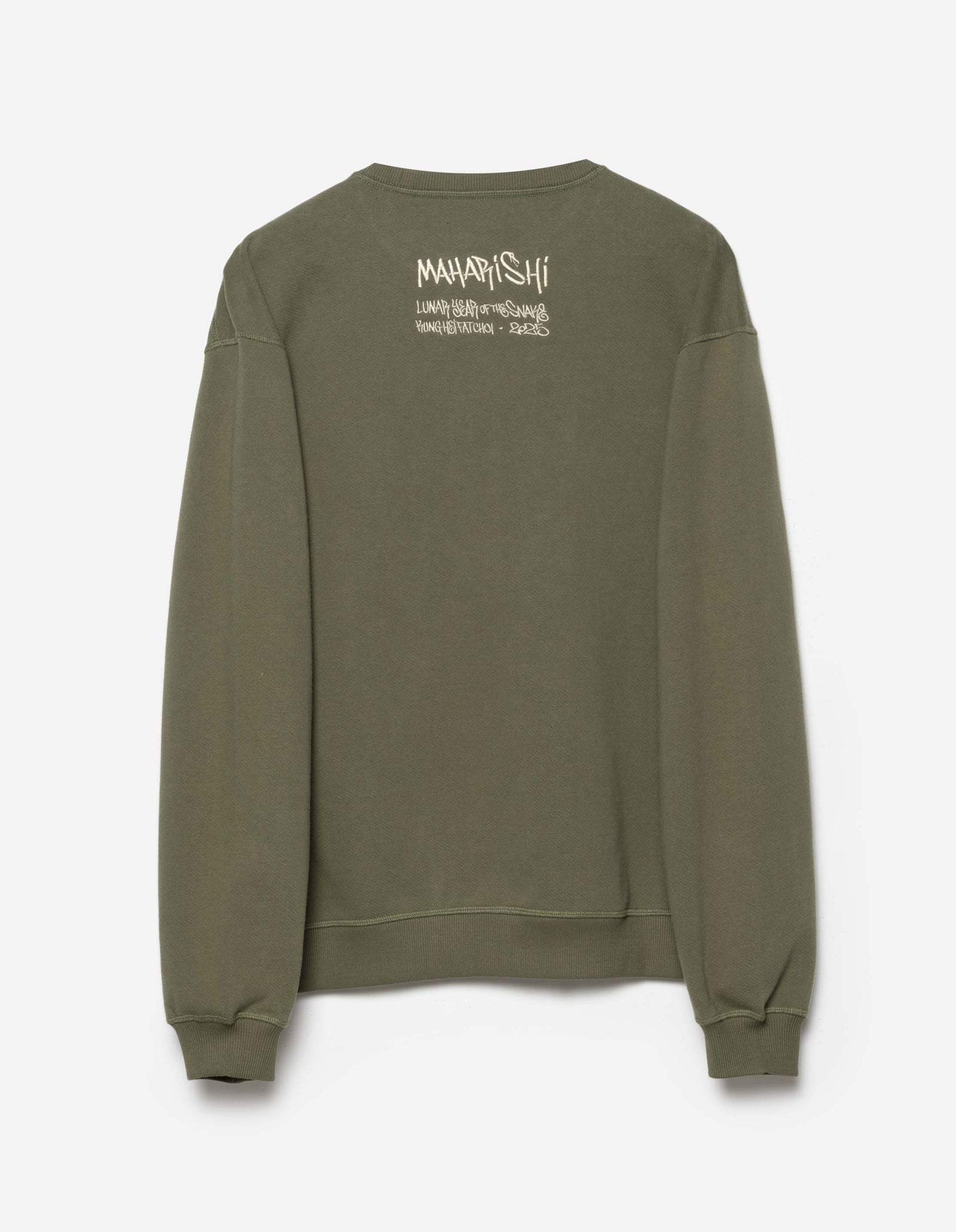 1539 Kay One Year of the Snake Crew Sweat Olive OG-107F