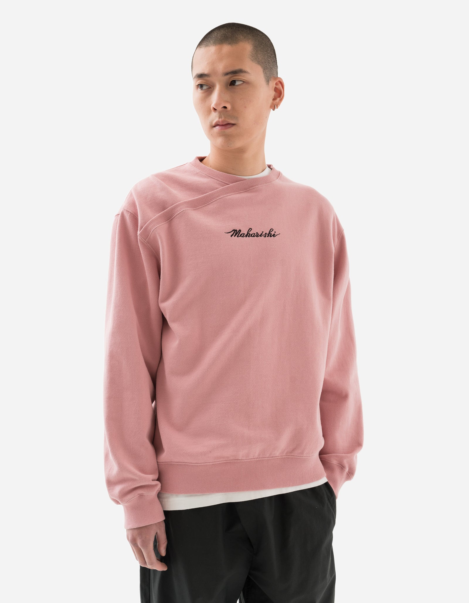 6009 Caduceus Monk Crew Sweat Pink