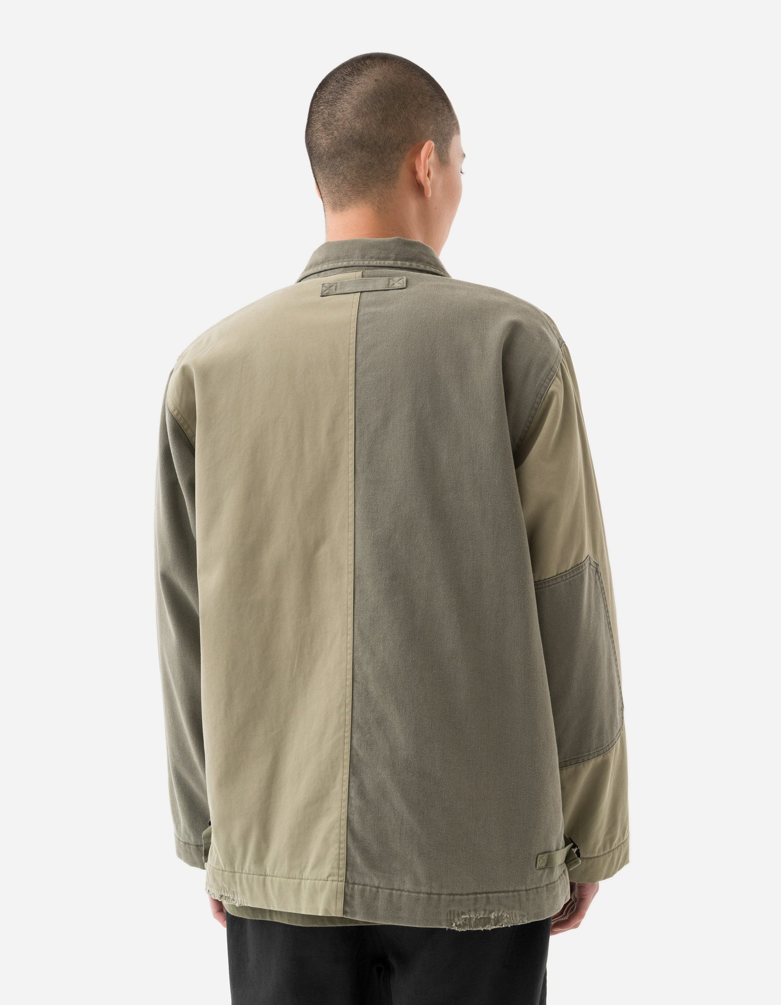 6025 Maha Boro Deck Jacket Olive/Sand