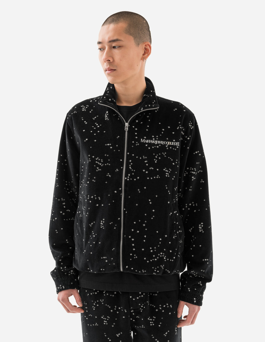 6033 Celeste Oversized Track Jacket Black