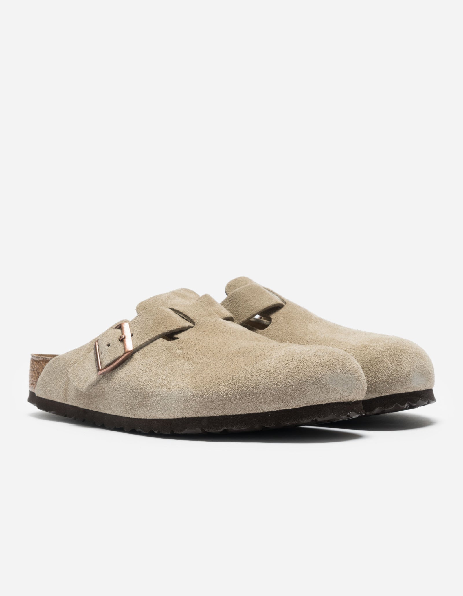 Birkenstock Boston SFB Suede Taupe