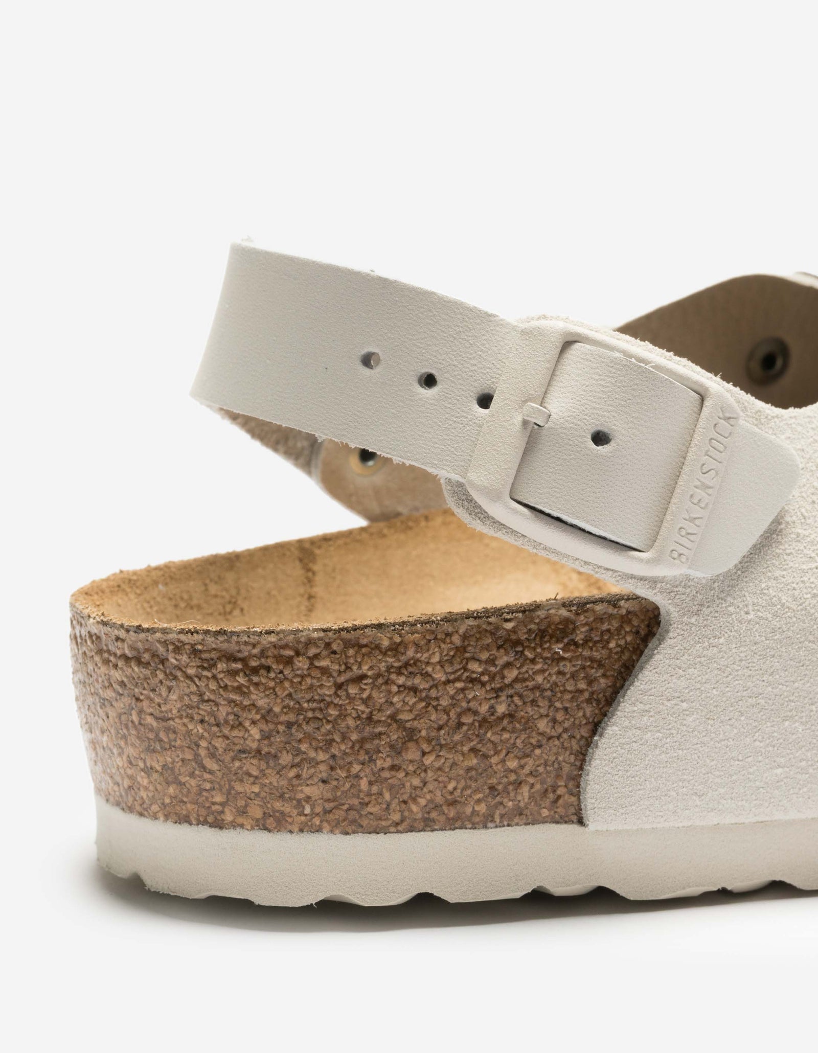 Birkenstock Tokio II Suede Leather Antique White