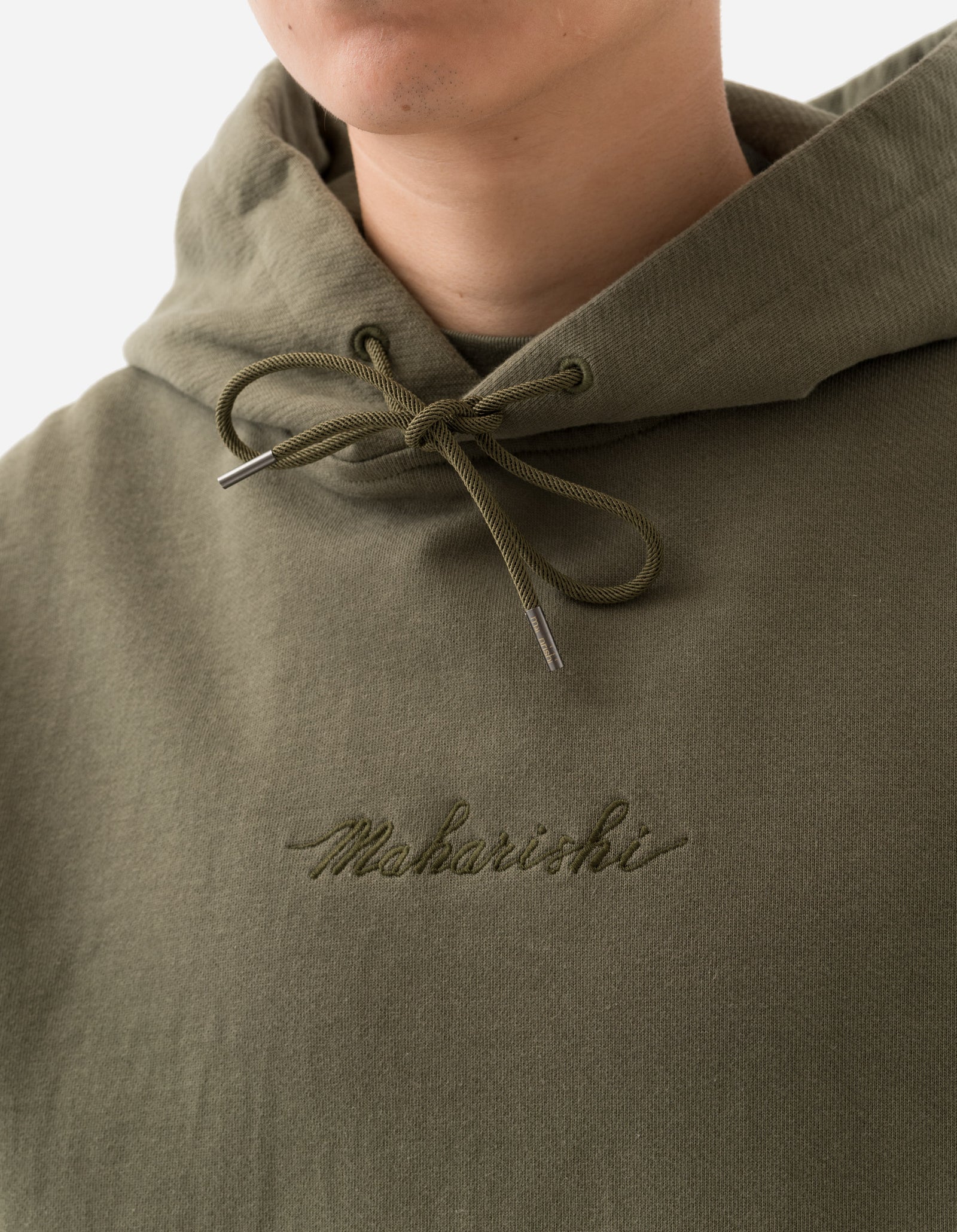 4622 Maharishi Organic Hooded Sweat Olive