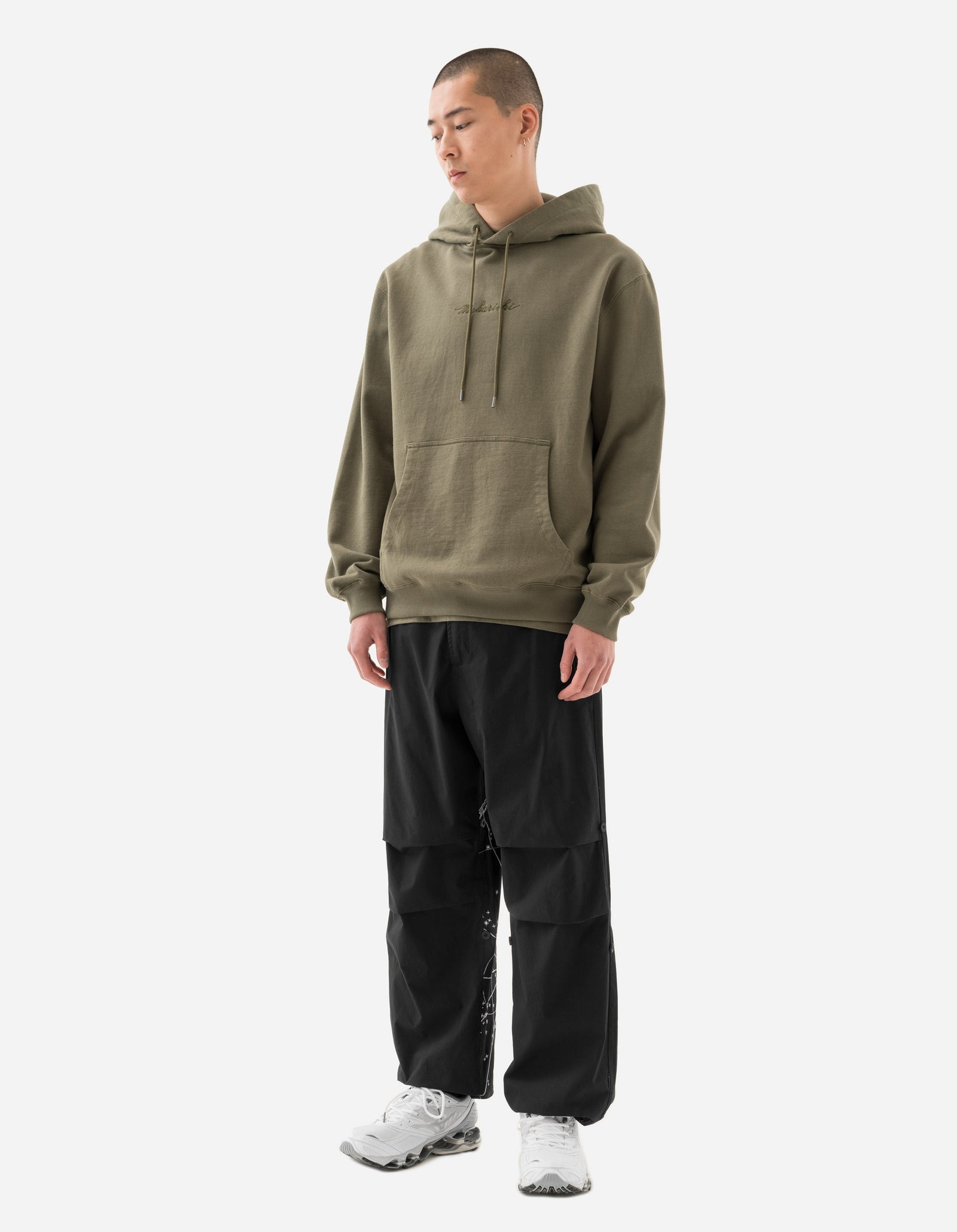 4622 Maharishi Organic Hooded Sweat Olive