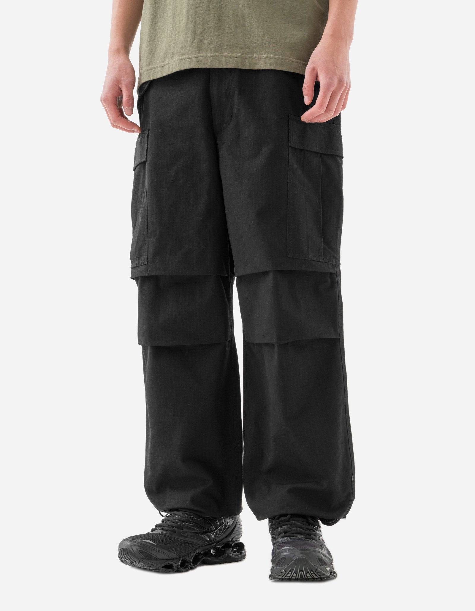 6120 Hemp M65 Cargo Pants Black