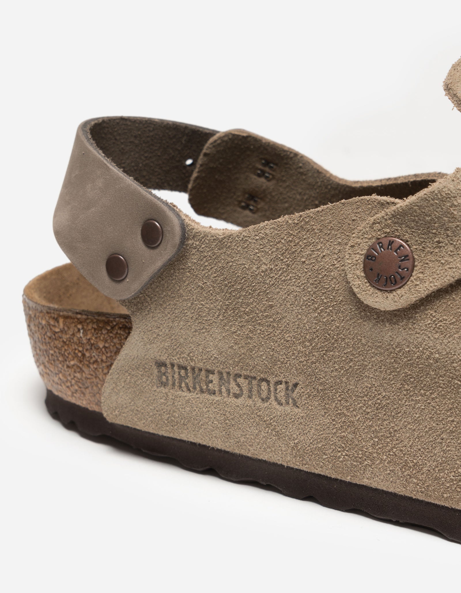 Birkenstock Tokio II Suede Leather Taupe