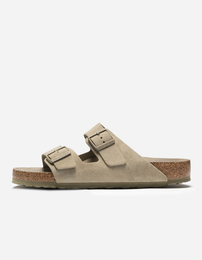 Birkenstock Arizona SFB Suede Leather Khaki