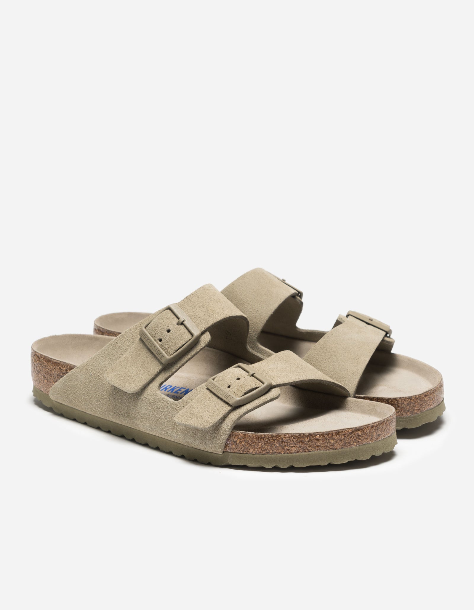 Birkenstock Arizona SFB Suede Leather Khaki