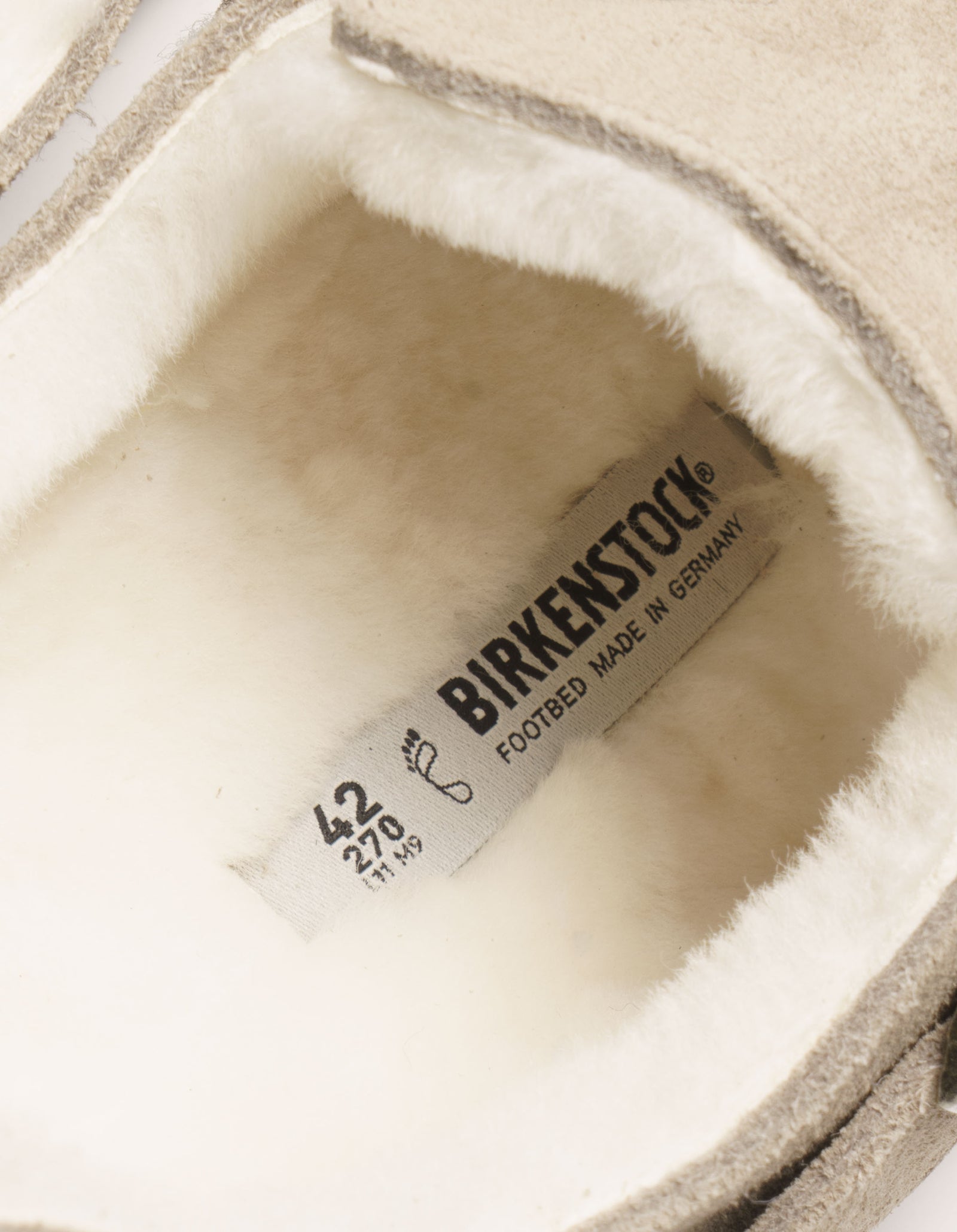 Birkenstock London Shearling Suede Leather