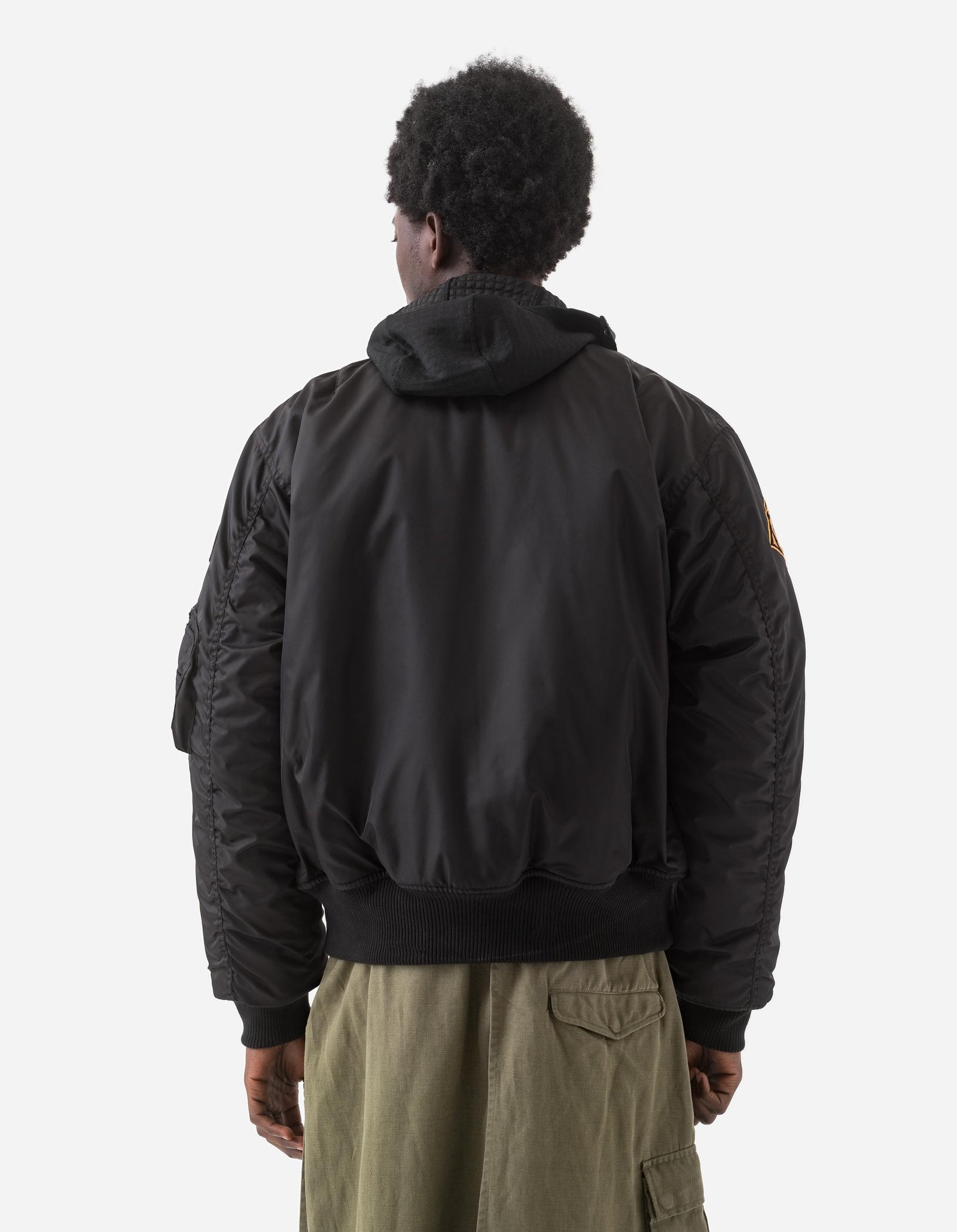 4580 Nekomata Tiger MA1 Jacket Black