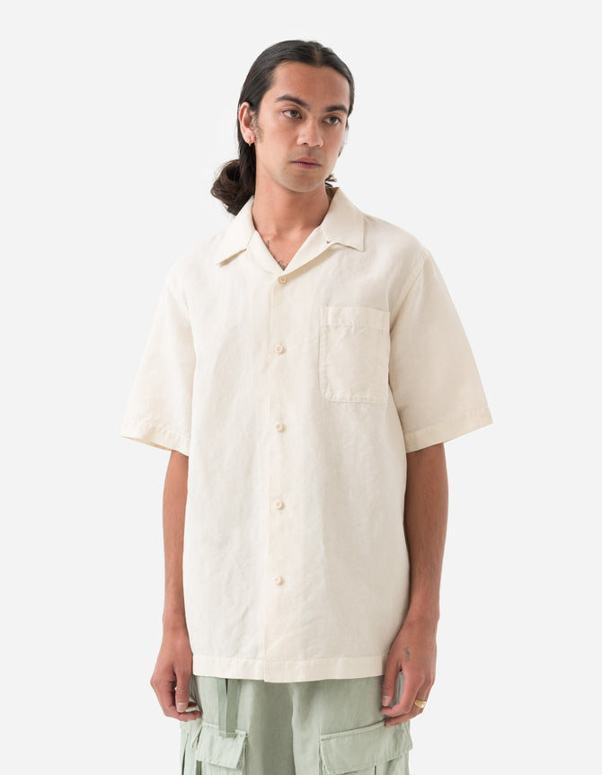 5211 Hemp Camp Collar Shirt Ecru