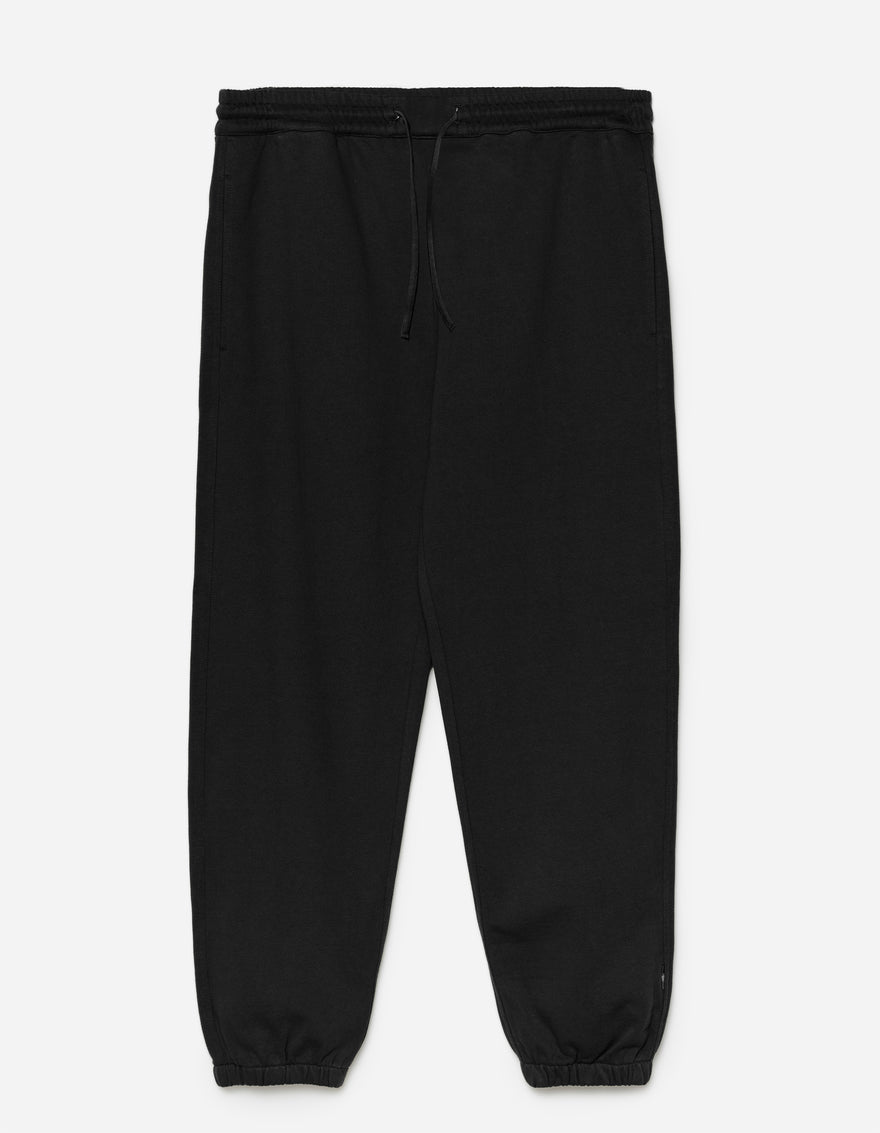 1189 Kamon Embroidered Sweatpants Black