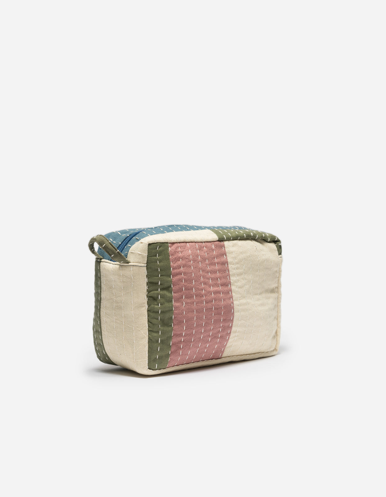 1287 Patchwork Zipped Pouch Multi