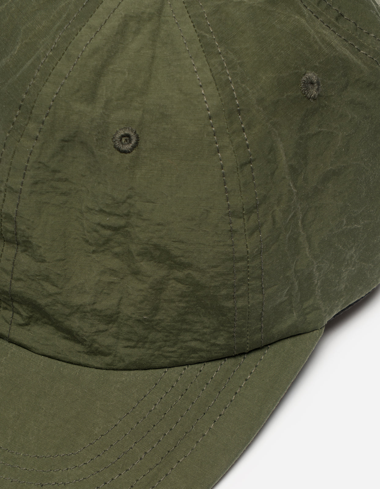 1364 Salt Nylon 6 Panel Cap Olive