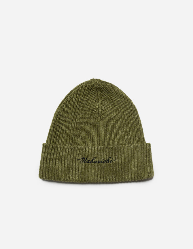 1368 Maharishi Embroidered Beanie Olive