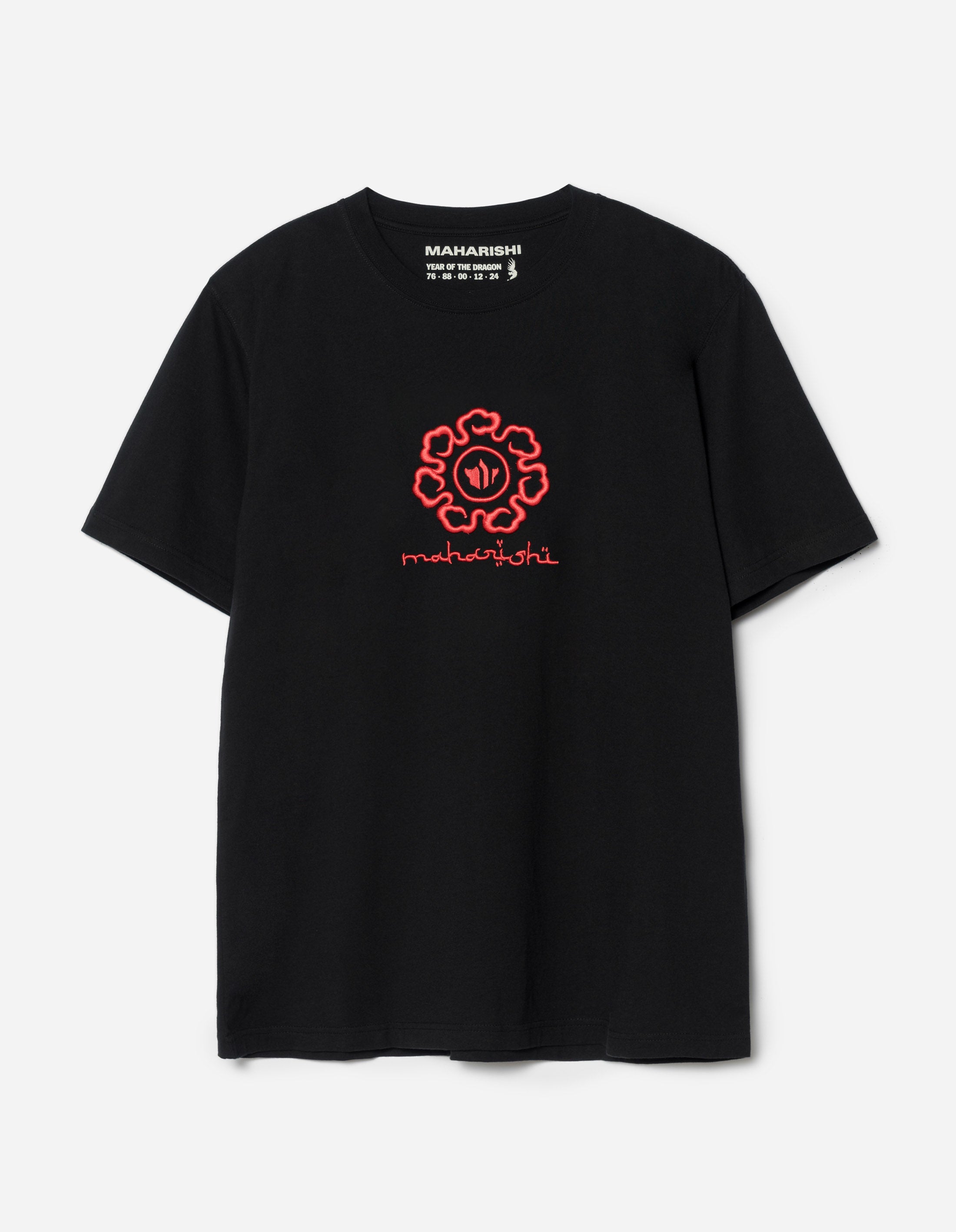 1378 Spiral Temple T Shirt Black