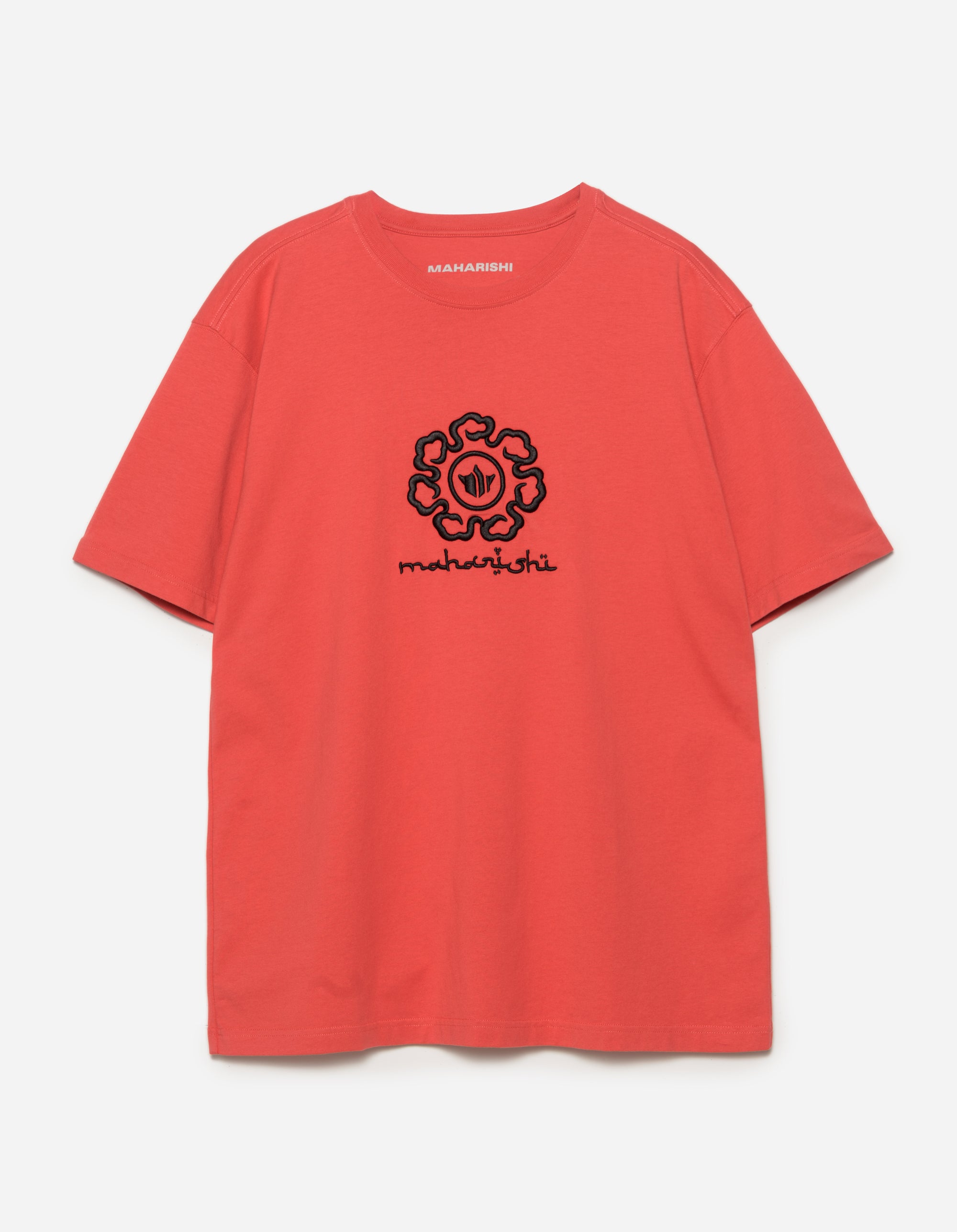 1378 Spiral Temple T-Shirt Light Lama Red