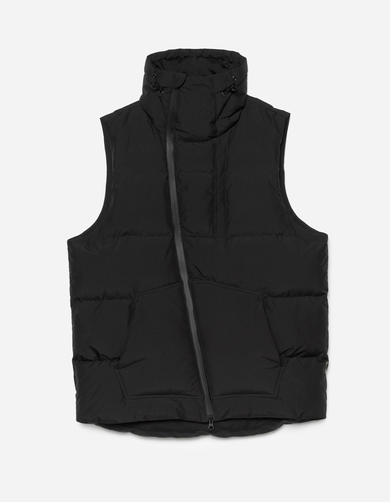 1382 Padded Asym Tech Vest Black