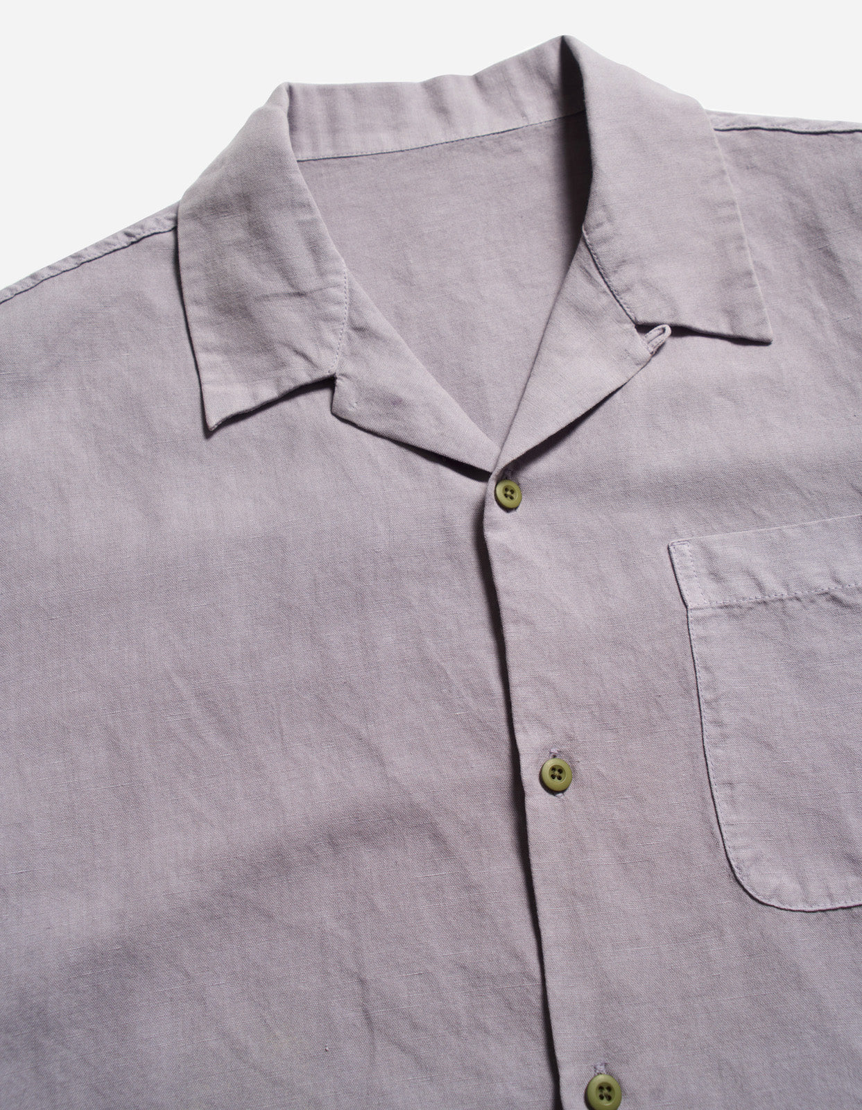 5211 Hemp Camp Collar Shirt Purple Ash