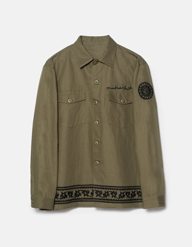 5237 Thar Dragon Utility Shirt Olive OG-107F