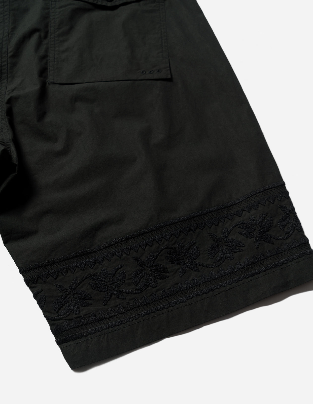 5239 Thar Desert Loose Snoshorts Black