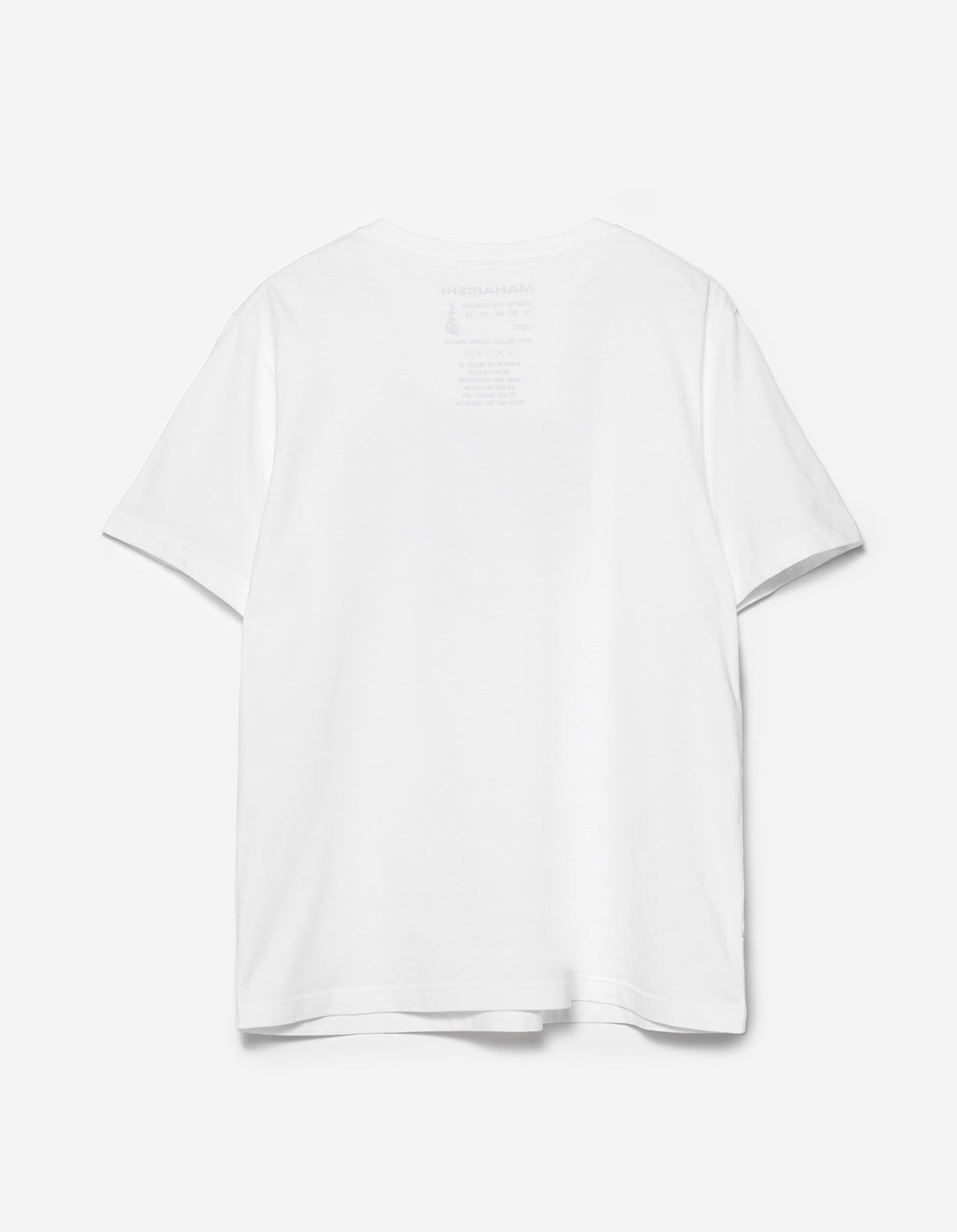 5242 Thar Dragon Embroidered T-Shirt White