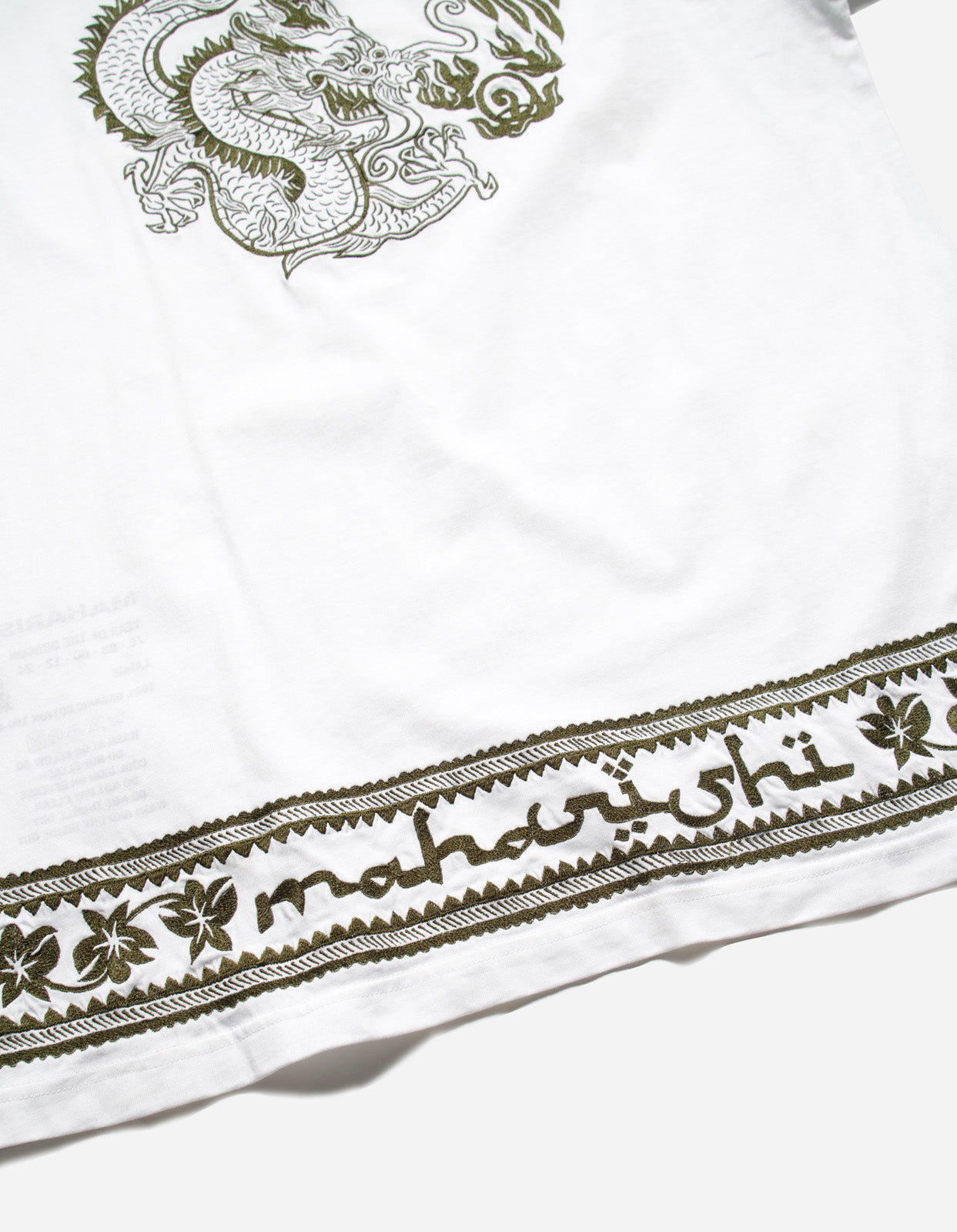 5243 Thar Dragon L/S T-Shirt White