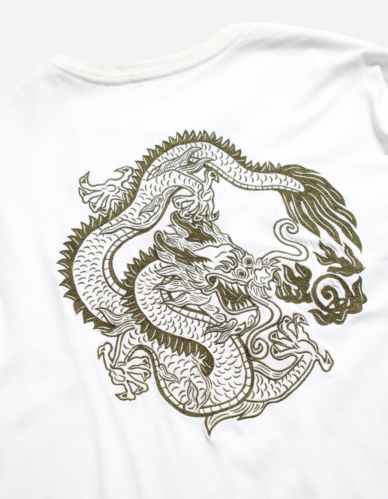 5243 Thar Dragon L/S T-Shirt White