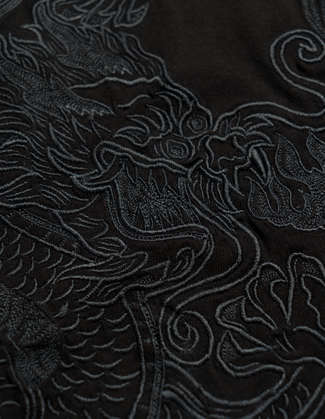 5243 Thar Dragon L/S T-Shirt Black