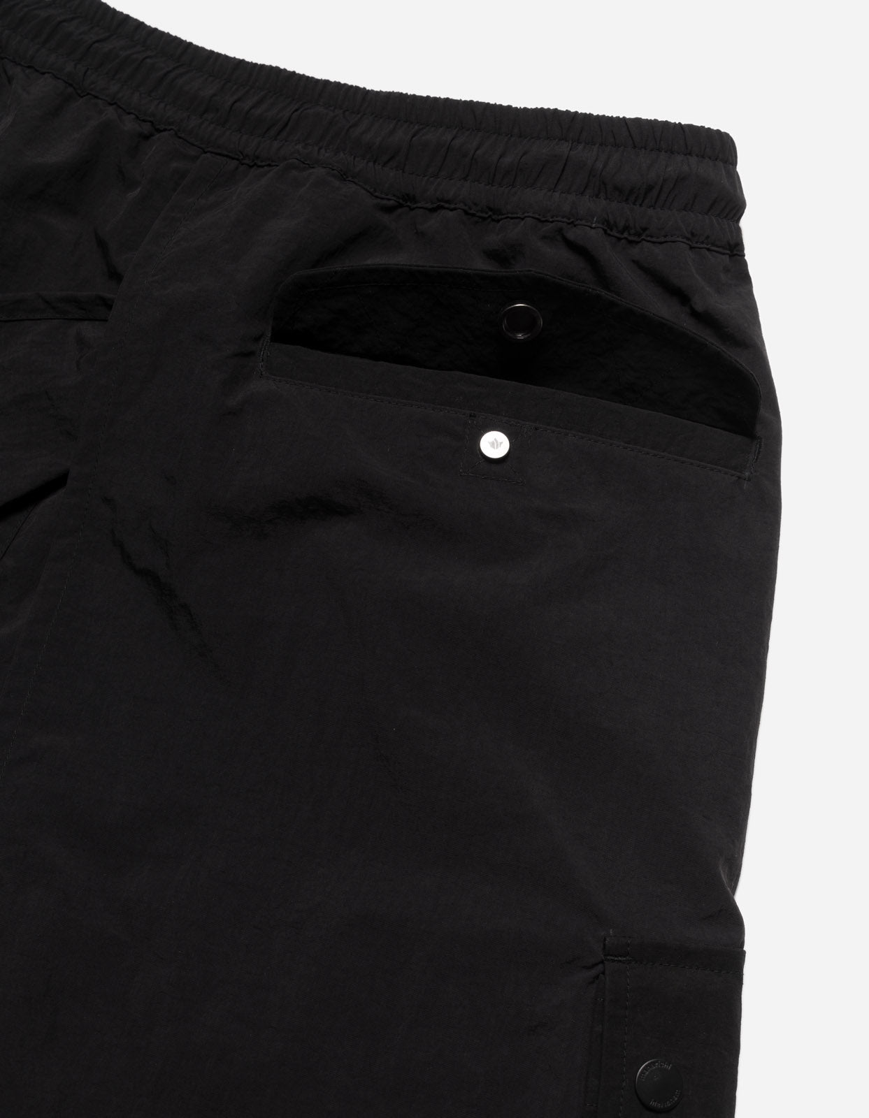 5283 Asym Cargo Hakama Pants WR Black