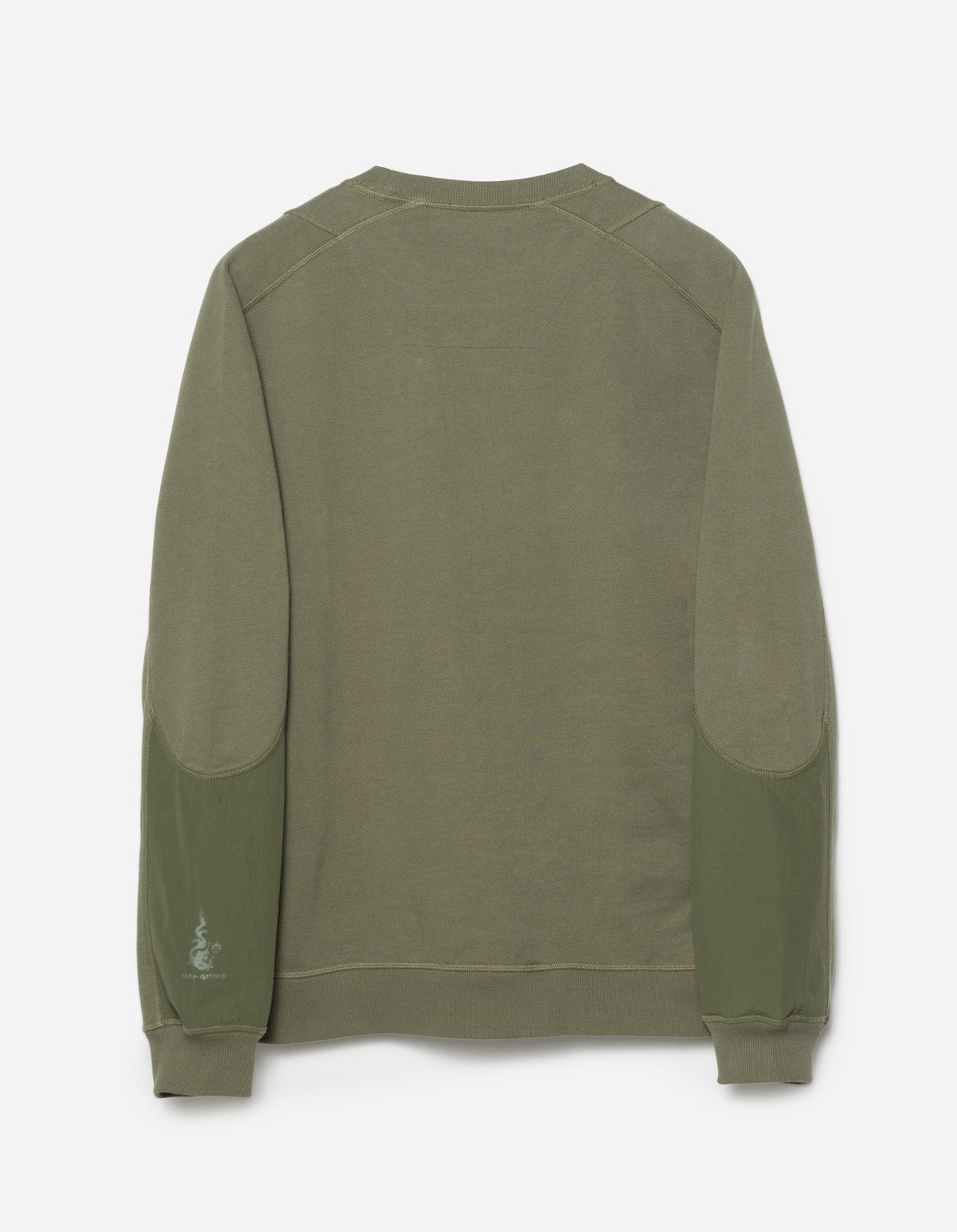 5285 Articulated Tech Cargo Crew Sweat Olive OG-107F