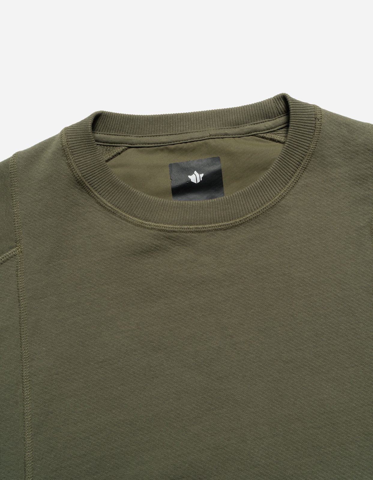 5285 Articulated Tech Cargo Crew Sweat Olive OG-107F