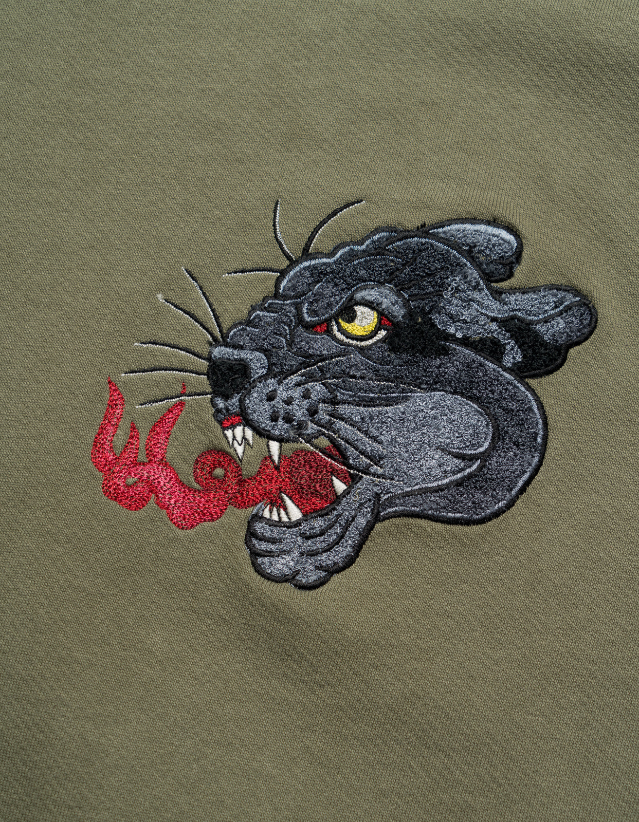 5311 Duality Panther Crew Sweat Olive OG-107F