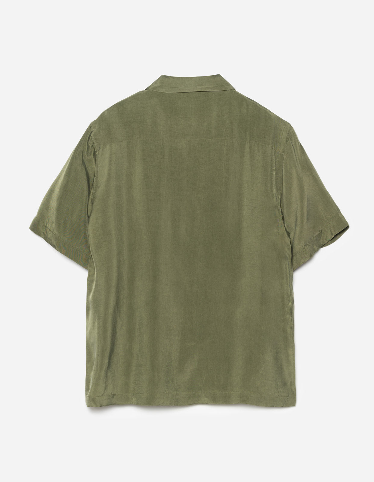 5315 Dual Panthers Camp Collar Shirt Olive OG-107F