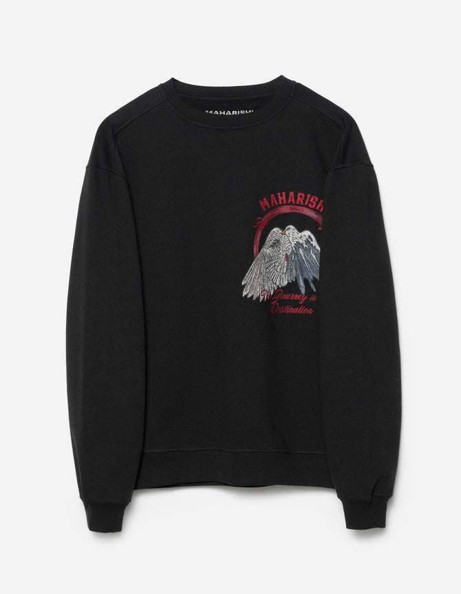 5317 Peace Mount Maha Crew Sweat Black